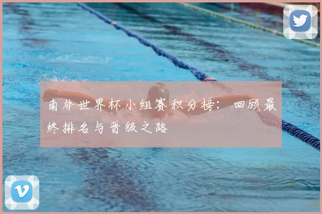 南非世界杯小组赛积分榜:回顾最终排名与晋级之路
